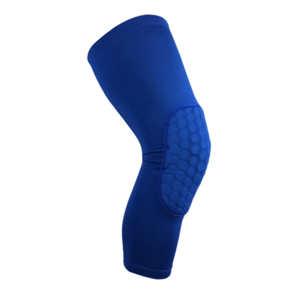 Joelho com proteção anti-colisão azul da Vbiger, equipamento de esporte para segurança durante atividades físicas.