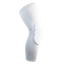 Joelheira de proteção anti-colisão Vbiger branca para esportes, com almofada acolchoada para proteção dos joelhos.