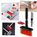 Acessórios para computadores Celectigo, kit de limpeza 5 em 1 para teclado e fones de ouvido, com escovas e sprays de limpeza.