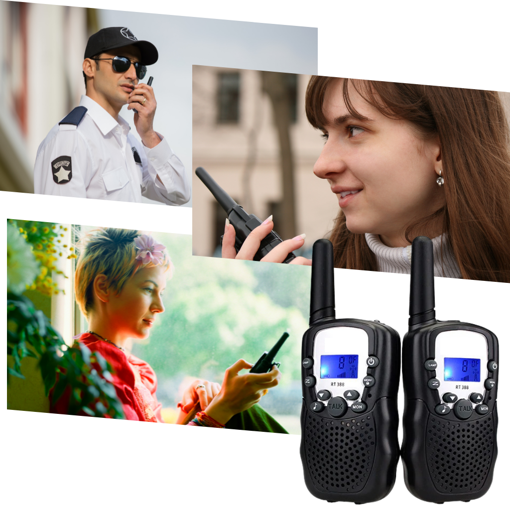 Par de walkie-talkies Retevis para crianças, brinquedos de comunicação portátil, ideal para diversão ao ar livre.