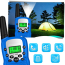 Par de walkie-talkies Retevis para crianças, brinquedos funcionais com botões e antenas, ideal para brincadeiras ao ar livre.