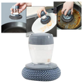 Escova de mão distribuidora de sabonete da marca Figures, para dispenser de sabonete e loção na cozinha.