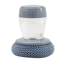 Escova de mão distribuidora de sabonete azul da marca Figures, para dispenser de sabão e loção na cozinha.