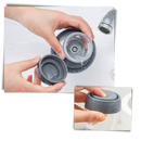 Escova de mão distribuidora de sabonete da marca Figures, dispenser de sabão e loção para cozinha com design prático.