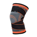 Tornozelo de compressão esportiva da Mumian em cor laranja, ideal para suporte durante atividades físicas e esportes.