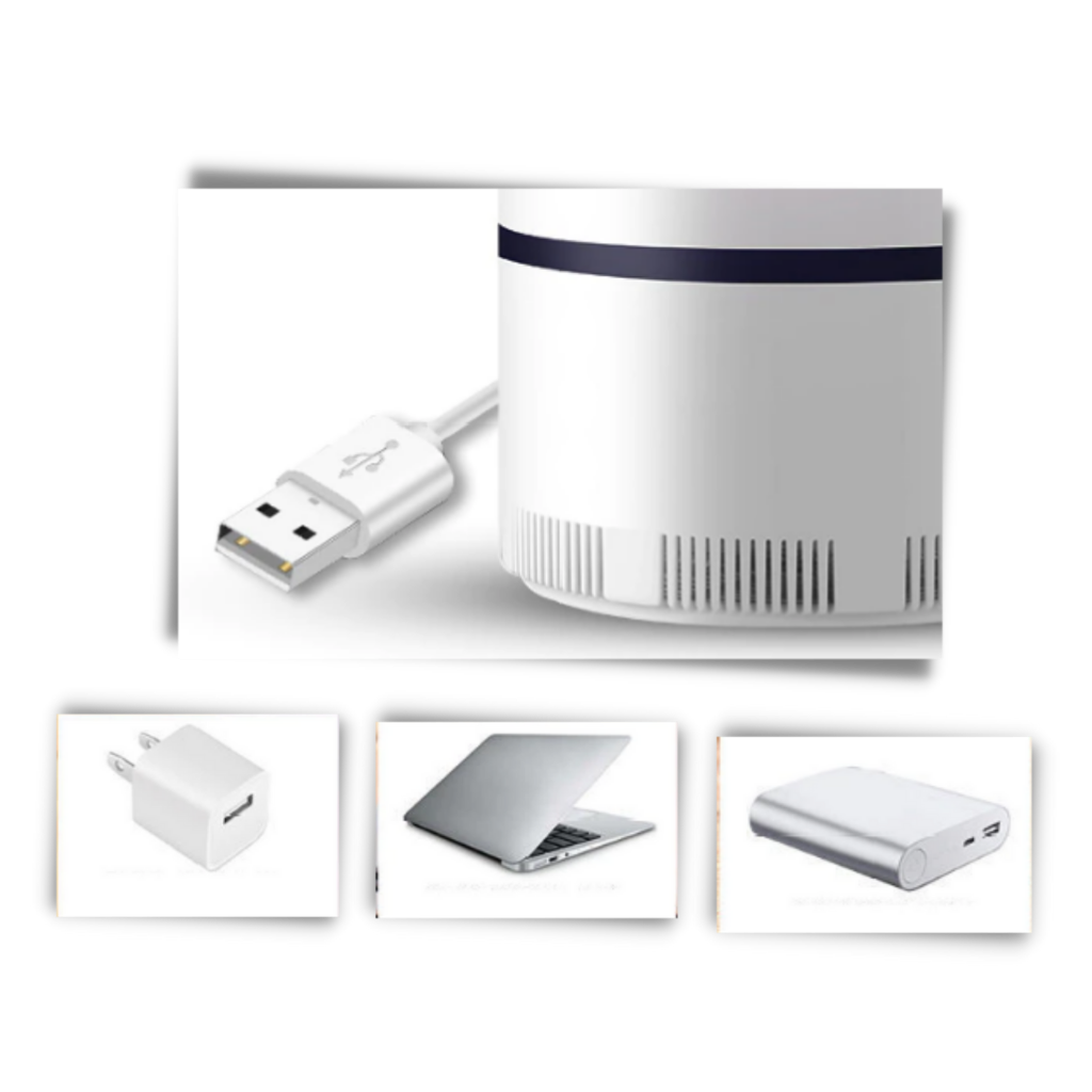 Lâmpada LED anti-mosquito Supervalue, lâmpada USB para desinsetização e eliminação de mosquitos.