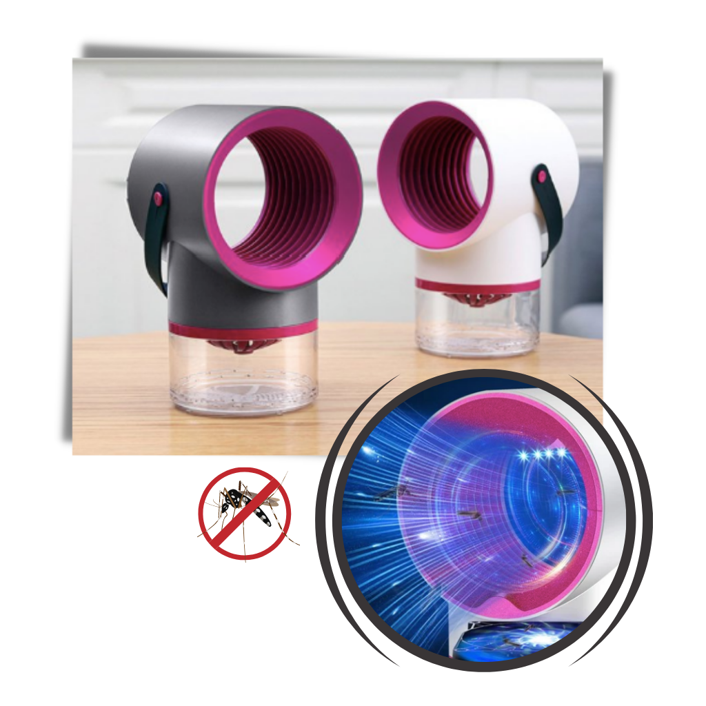 Lâmpada LED portátil anti-mosquitos Dcenta para desinsetização, repelente de insetos e controle de pragas.