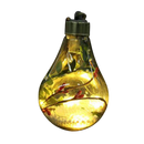 Bola de Natal transparente com LED da Wrea, decoração natalina com luzes LED brilhantes para enfeite de árvore de Natal