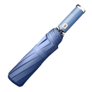 Guarda-chuva com LED azul resistente ao vento, ideal para chuva e sol, marca Cn, com estrutura durável e iluminação integrada