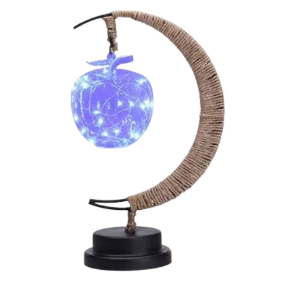 Lâmpada LED "Lune" Relax Dream com efeito de galáxia azul, iluminação suave para ambiente e decoração de quarto.