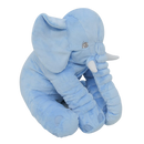 Elefante de pelúcia grande da Topmall, brinquedo macio e fofo, ideal para crianças, na cor azul.