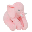 Elefante de pelúcia grande da Topmall, pelúcia macia e rosa, ideal como brinquedo ou decoração para quartos infantis.