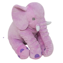 Elefante de pelúcia grande da Topmall, macio e fofo, em tom roxo, ideal como enfeite ou presente para crianças.