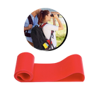 Faixa de resistência em látex da Qsports, banda de exercício portátil e fina para treino de força e flexibilidade.