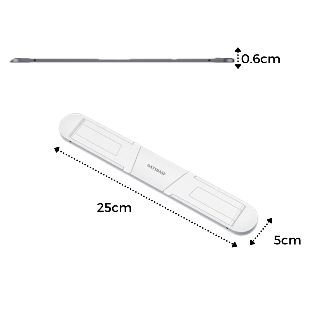 Suporte de notebook leve e invisível em alumínio da Thinkstar, suporte para computador portátil elegante e resistente.