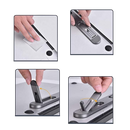 Suporte de notebook leve e invisível em alumínio da Thinkstar, acessório para computadores, com design minimalista e compacto.