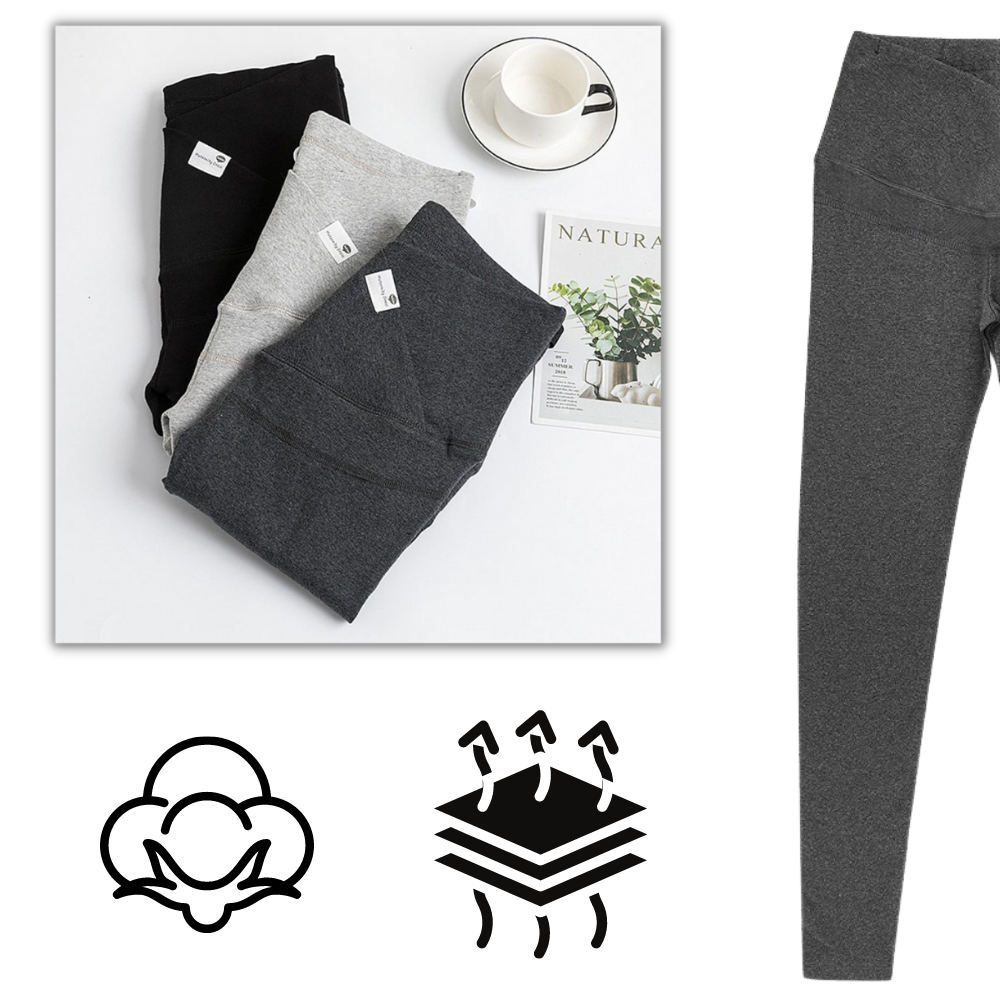 Legging de maternidade Bumpstart, pantalona respirável para gestantes, confortável e ajustada ao corpo.