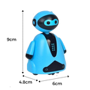 Robô de seguimento de linha inductivo da Miarhb, brinquedo de atividade com design compacto e sensores de seguimento de linhas.