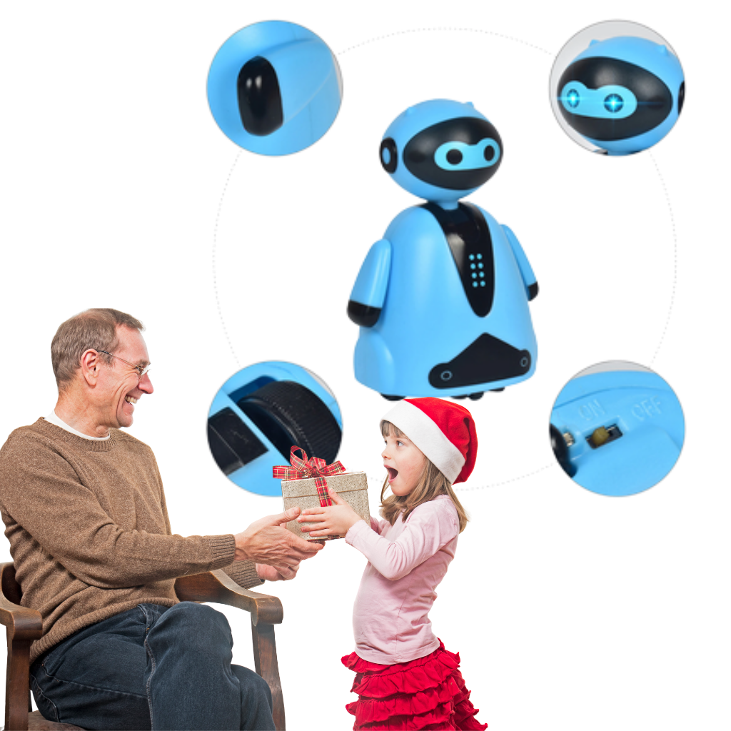 Robô de seguimento de linha inductivo Miarhb, brinquedo de atividade em plástico ABS de alta qualidade, com sensores de linha.