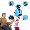 Robô de seguimento de linha inductivo Miarhb, brinquedo de atividade em plástico ABS de alta qualidade, com sensores de linha.