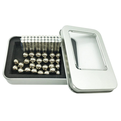 Conjunto de bastões e bolas magnéticos para construção, brinquedo educativo da marca Alextreme para crianças.