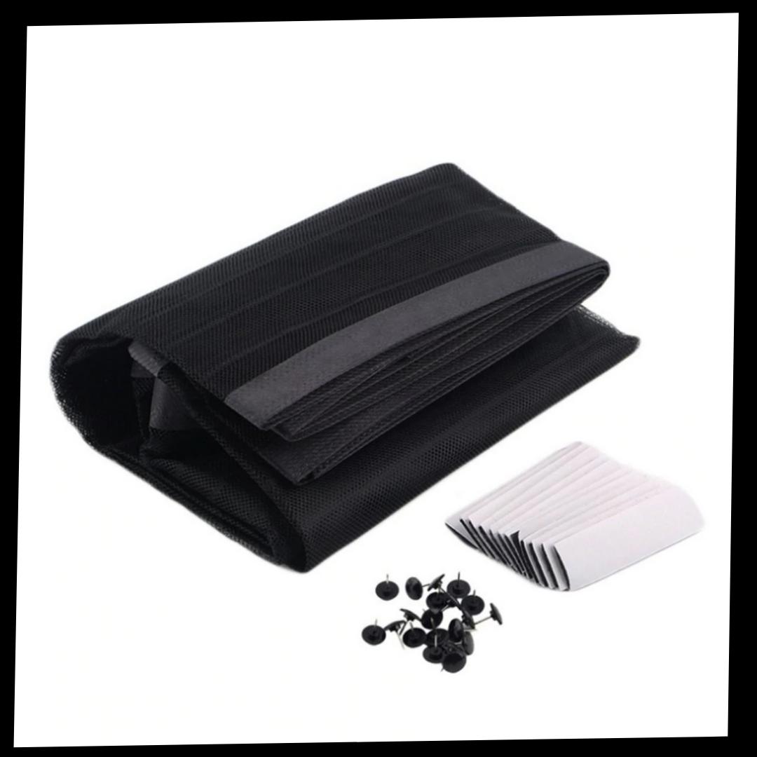 Rede magnética para portas Dsermall, ideal para camping e caminhada, com fechamento fácil e proteção contra insetos.