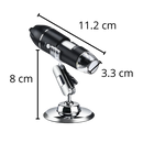 Microscópio digital USB com LED da Joyan, equipamento de laboratório para observação de amostras.