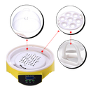Incubadora de ovos automática Topchances, design compacto para incubação eficiente de ovos em elevação.