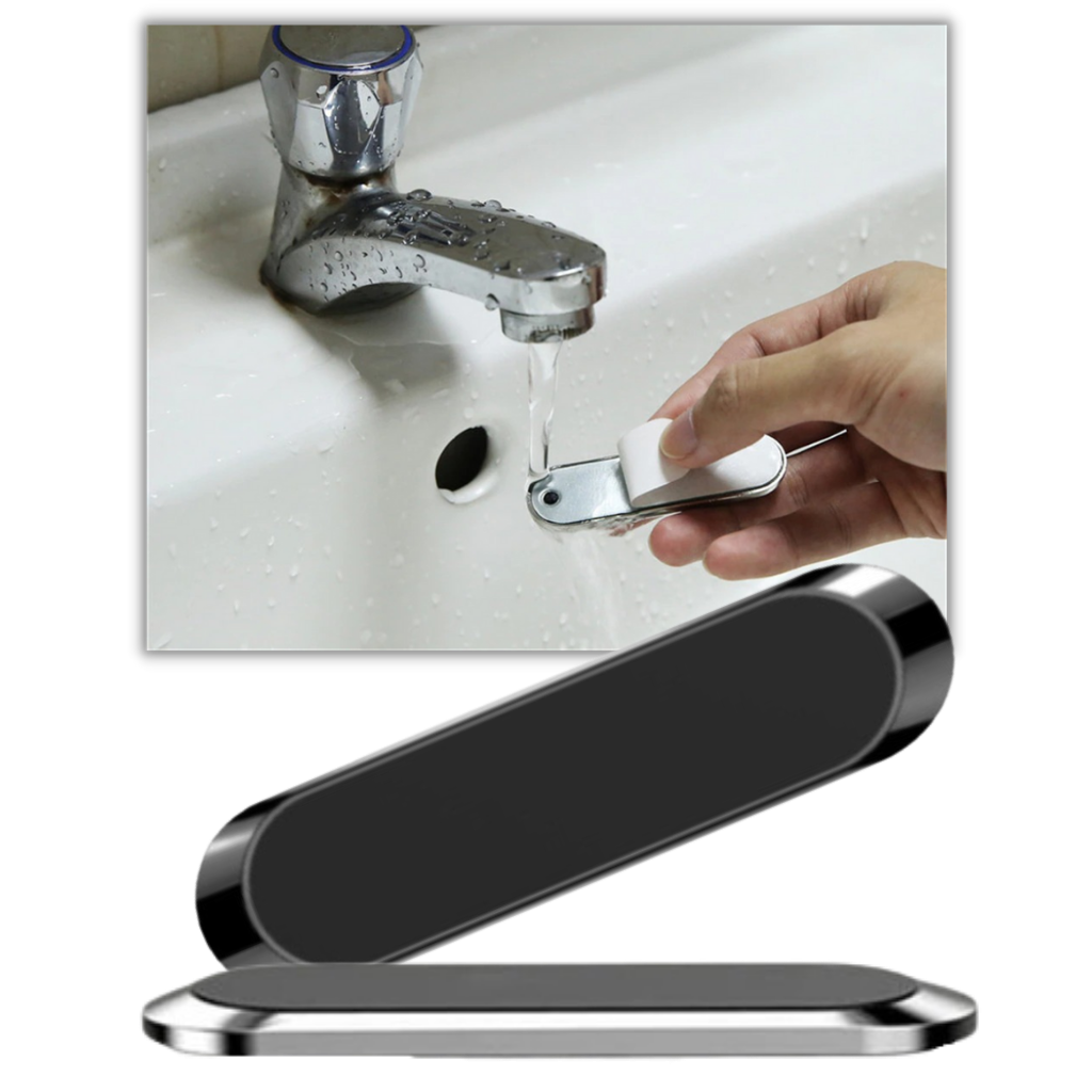 Suporte magnético mini para telefone da Tvc-Mall Uk, suporte reutilizável e lavável para fixar smartphones de forma segura.