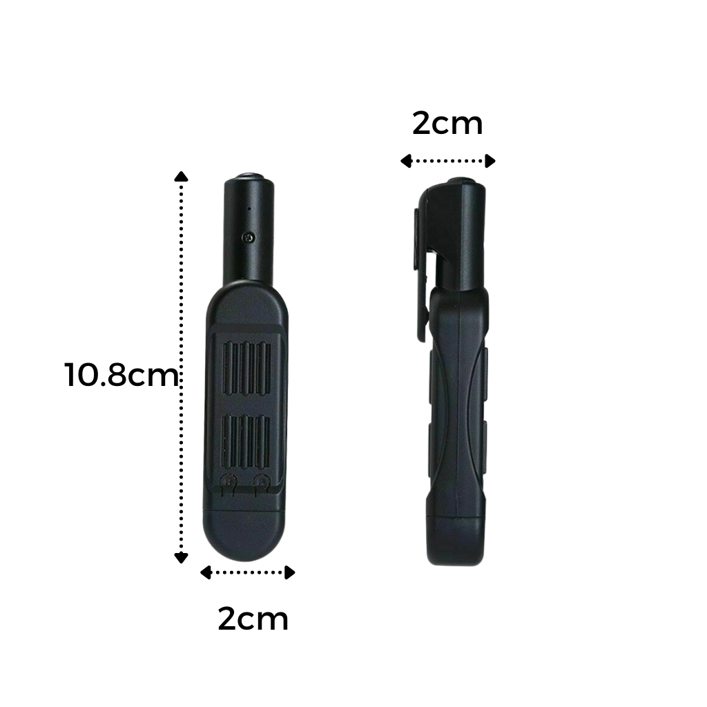 Câmera miniatura em formato de caneta Maxcozy, dispositivo de gravação discreto para fotos e vídeos compactos.