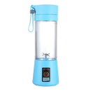 Mini garrafa de liquidificador portátil da Chinatera, eletrodoméstico de cozinha para misturar sucos em cores azul e compacto