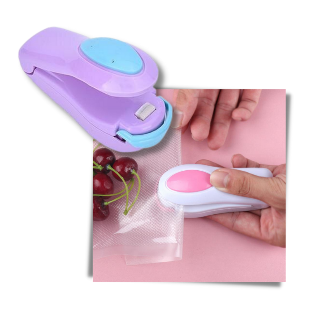 Máquina de vedação portátil Ozerty France para alimentos, acessório de pequeno eletrodoméstico para conservação de alimentos frescos.