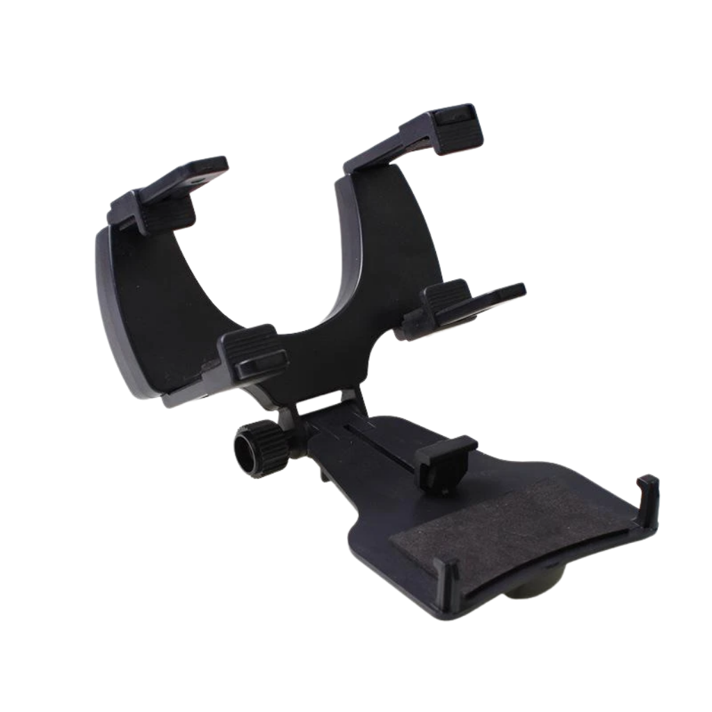 Suporte de telefone para retrovisor de carro Gotd, fixação segura para dispositivos móveis no espelho retrovisor.