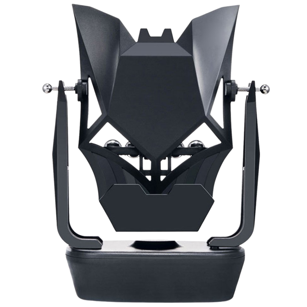 Suporte de balancê para smartphones Topacc, ajustável, com design moderno, segurando telefone em ângulo confortável.