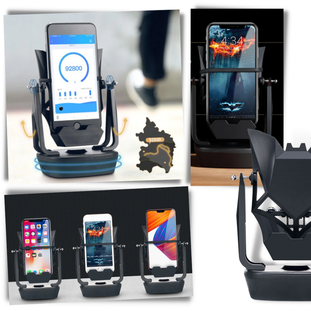 Suporte de apoio para smartphones Topacc, com design multifuncional para facilitar o uso e visualização do celular.