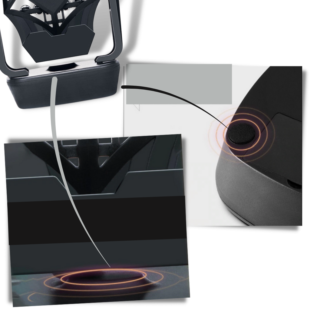 Suporte de celular Topacc para smartphones, design de bascule, compatível com diferentes modelos de telefones.