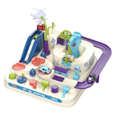 Veículos de brinquedo de pista mecânica para crianças da marca Dynwave, em cor bege claro, ideal para diversão educativa.