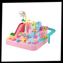 Véhicules de jeu mécaniques Dynwave pour enfants, brinquedos de pista Montessori com carros coloridos e detalhes educativos