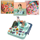 Véhicules de jeu mécaniques pour enfants Dynwave, brinquedos educativos Montessori com pista de aventura colorida.
