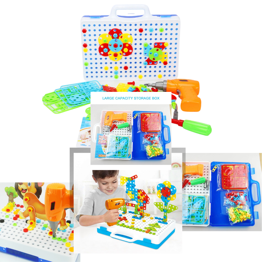 Conjunto de furadeiras para mosaico da Bestchoiceproducts, kit de ferramentas de perícia para trabalhos com mosaicos.