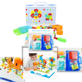 Conjunto de furadeiras para mosaico da Bestchoiceproducts, kit de ferramentas de perícia para trabalhos com mosaicos.