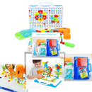 Conjunto de furadeiras para mosaico da Bestchoiceproducts, kit de ferramentas de perícia para trabalhos com mosaicos.