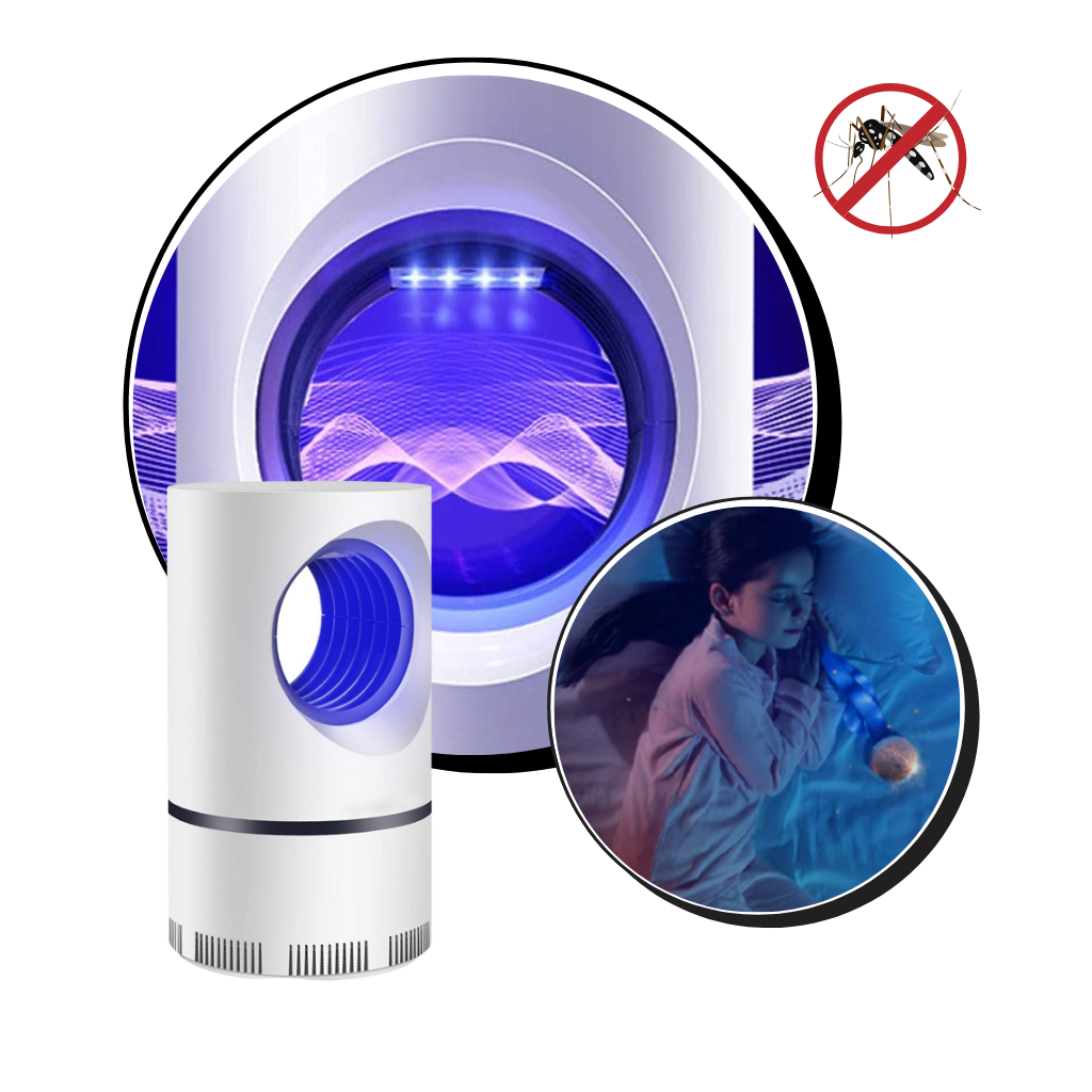 Lâmpada LED anti-mosquito Supervalue para desinsetização, com luz UV, ventilador de sucção e design para eliminar mosquitos e insetos.