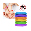 Pulseiras repelentes de mosquitos da Peralng, 10 peças, ideais para camping e trilhas, livres de DEET, proteção contra insetos.