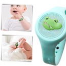 Pulseira repelente de mosquitos para crianças Mumaoyi, acessório portátil e compacto para proteção contra insetos.