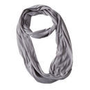 Cachecol quente Taicanon com bolso oculto, tecido cinza macio, ideal para conforto e praticidade no inverno.