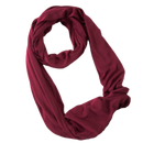 Cachecol vermelho da Taicanon com bolso escondido, tecido quente e confortável para dias frios.