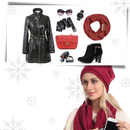 Cachecol quente Taicanon com bolso escondido, feito de tecido macio, ideal para manter o conforto e estilo nos dias frios.