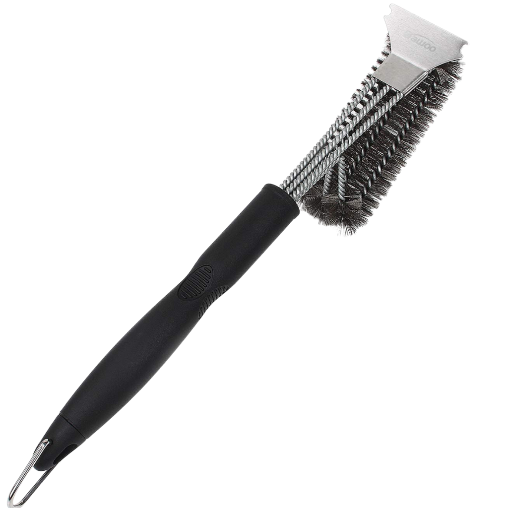 Escova de limpeza para churrasco Y-Star, acessório de pequeno eletrodoméstico, com cerdas resistentes para grelhas e superfícies de churrasco.