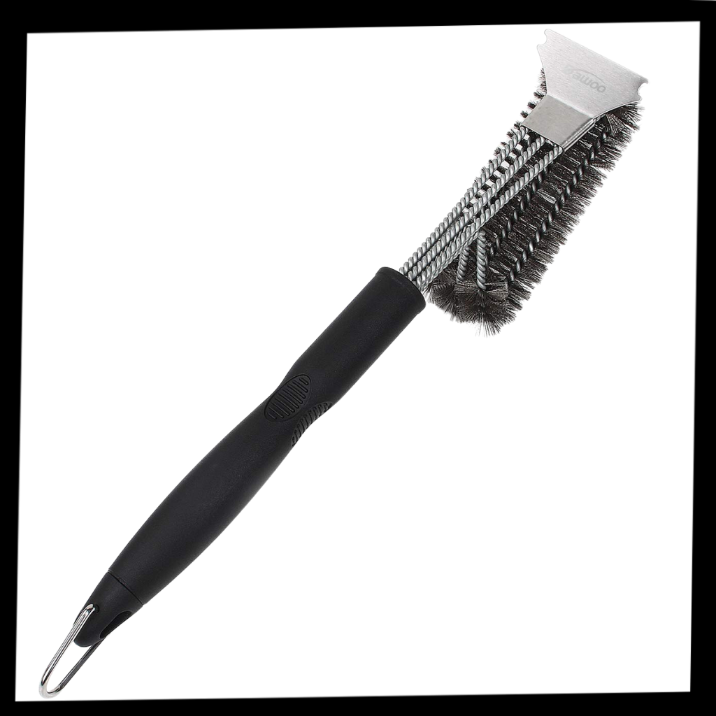 Escova de limpeza para churrasco Y-Star, acessório de pequeno eletrodoméstico, com cerdas para limpar grelhas de churrasco.